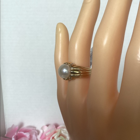 14k PEARL RING - Picture 6 of 8